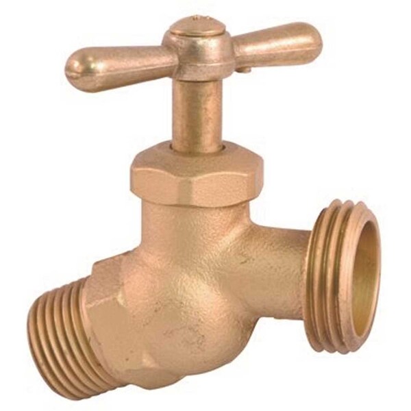 Proplus Brass Hose Bibb 1/2 in. MIP 262240 Zoro